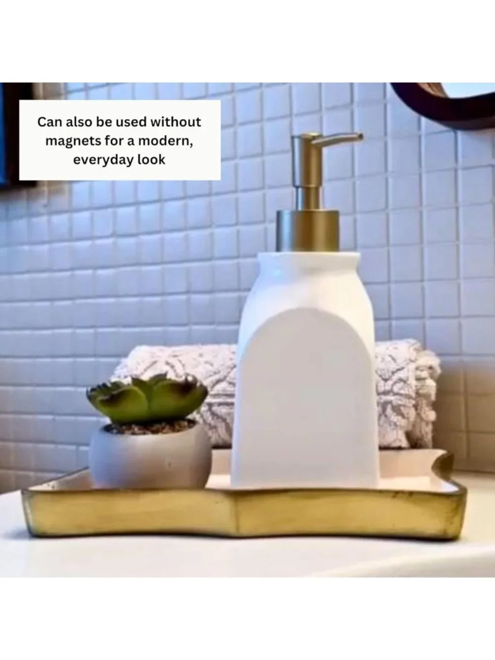 Seasonal Soap & Lotion Dispenser Set with 7 Magnetic Holiday Attachments